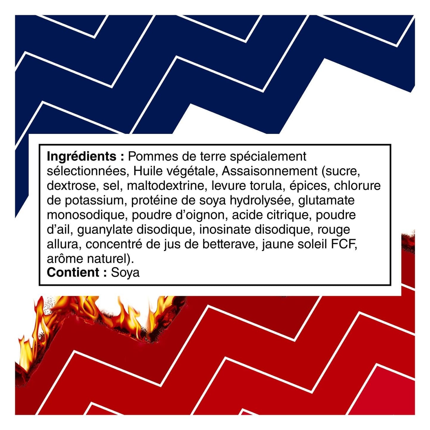 Ruffles Flamin' Hot Bar-B-Q Flavoured Potato Chips. 190g