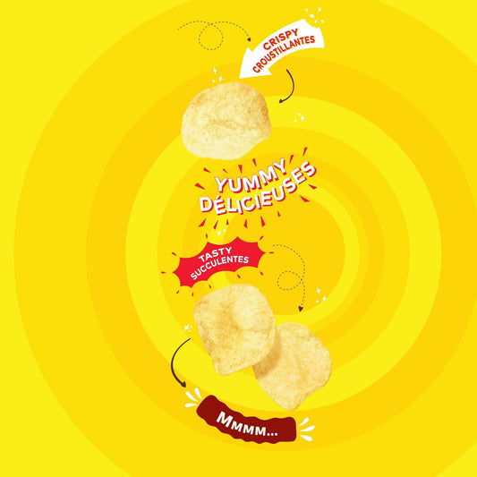 Lay's Classic potato chips. 66g