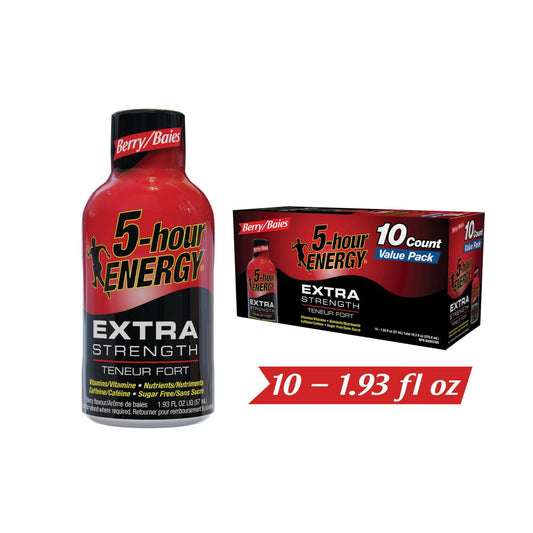 5 Hour Energy Extra Strength Berry. 10x57ml